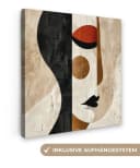 OneMillionCanvasses® Leinwandbild Abstrakt Gesicht Bunt Bild 2