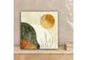 OneMillionCanvasses® Leinwandbild Abstrakt - Landschaft - Sonne - Kunst, Fotodruck (1 St), Wandbild, Deko Schlafzimmer Wohnzimmer Flur 20x20 cm Bild 1