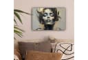 OneMillionCanvasses® Leinwandbild Frau Kunst Gold Abstrakt Glamour Fotodruck 30x20 cm Bild 1