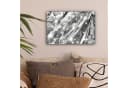 OneMillionCanvasses® Leinwandbild Abstrakt - Diamant - Luxus - Modern - Silber Bild 1