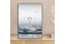 OneMillionCanvasses® Leinwandbild Abstrakt Modern Wasser Herz Bild 1