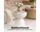 Mica Decorations Elliot Beistelltisch Off-White Bild 5