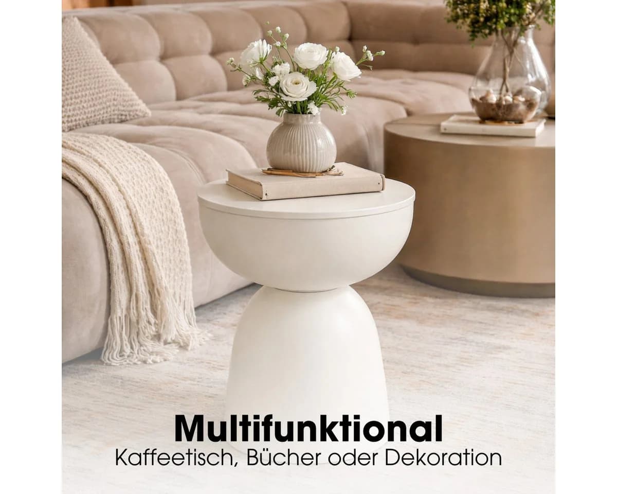 Mica Decorations Elliot Beistelltisch Off-White - Bild 5