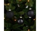 Mica Decorations Weihnachtsbaumkugel Glas Schwarz 26 Stk Bild 1