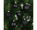 Mica Decorations Weihnachtsbaumkugel Glas Schwarz 26 Stk Bild 3