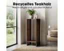 Mica Decorations Gian Beistelltisch Set 2-tlg. Dunkelbraun Bild 5