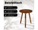 Mica Decorations Pomante Beistelltisch Mangoholz Braun Bild 1