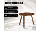 Mica Decorations Pomante Beistelltisch Mangoholz Dunkelbraun Bild 1