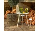 Mica Decorations Seattle Beistelltisch Cremefarben Industrieller Look Bild 3