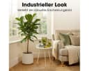 Mica Decorations Seattle Beistelltisch Cremefarben Industrieller Look Bild 5