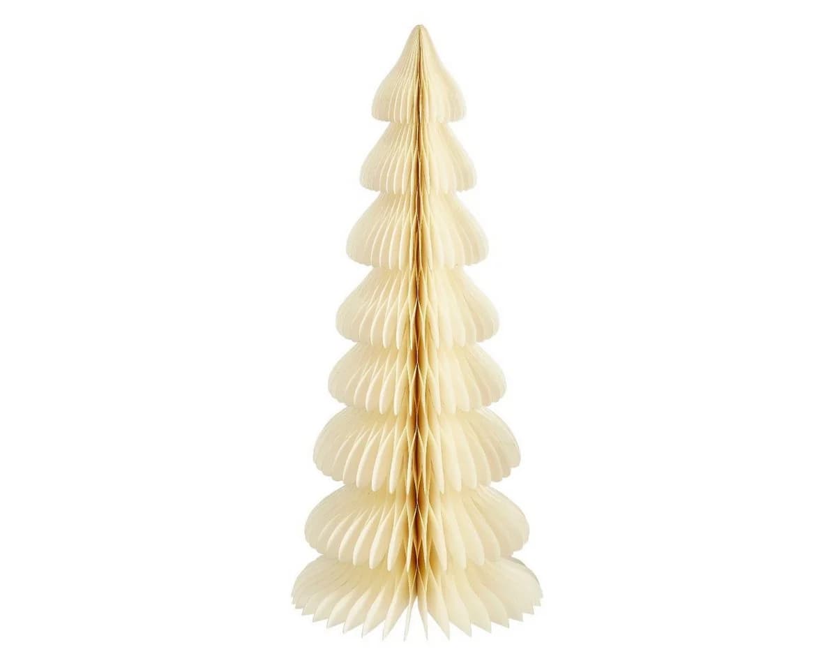 Mica Decorations Dekobaum Papier Weiß H160 x Ø75cm - Bild 2