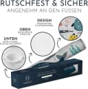 Homerella Badematte rutschfest BPA-frei mit Haken Bild 4
