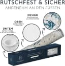 Homerella Badematte rutschfest 100x40cm, Antirutschmatte Badewanne Bild 4
