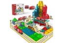 Olvy Magnetspielbausteine Murmelbahn Montessori Spielzeug ab 3 Jahren Bild 2