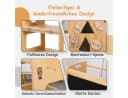 Olvy Lernturm 3-in-1 Stehhilfe für Kinder ab 1 Jahr, Faltbar, Holz Bild 5