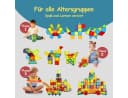 Olvy Magnetische Bausteine 120 Teile Bunt Magnetspielzeug Bild 5