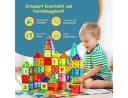 Olvy Magnetische Bausteine 74 Teile Bunt Magnetspielzeug Bild 1