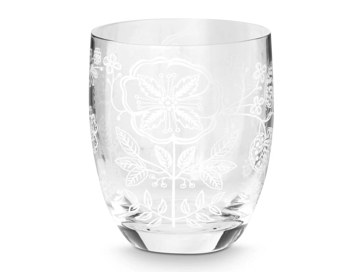 PiP Studio Gläser-Set Flower White 320ml 2er Set Glas