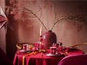 PiP Studio Stoffserviette 4er Set Dunkelrot Baumwolle Bild 4