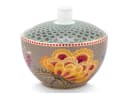 PiP Studio Zuckerdose Blooming Tales Fantasy Khaki-Blue Porzellan Bild 2