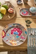 PiP Studio Zuckerdose Blooming Tales Fantasy Khaki-Blue Porzellan Bild 5