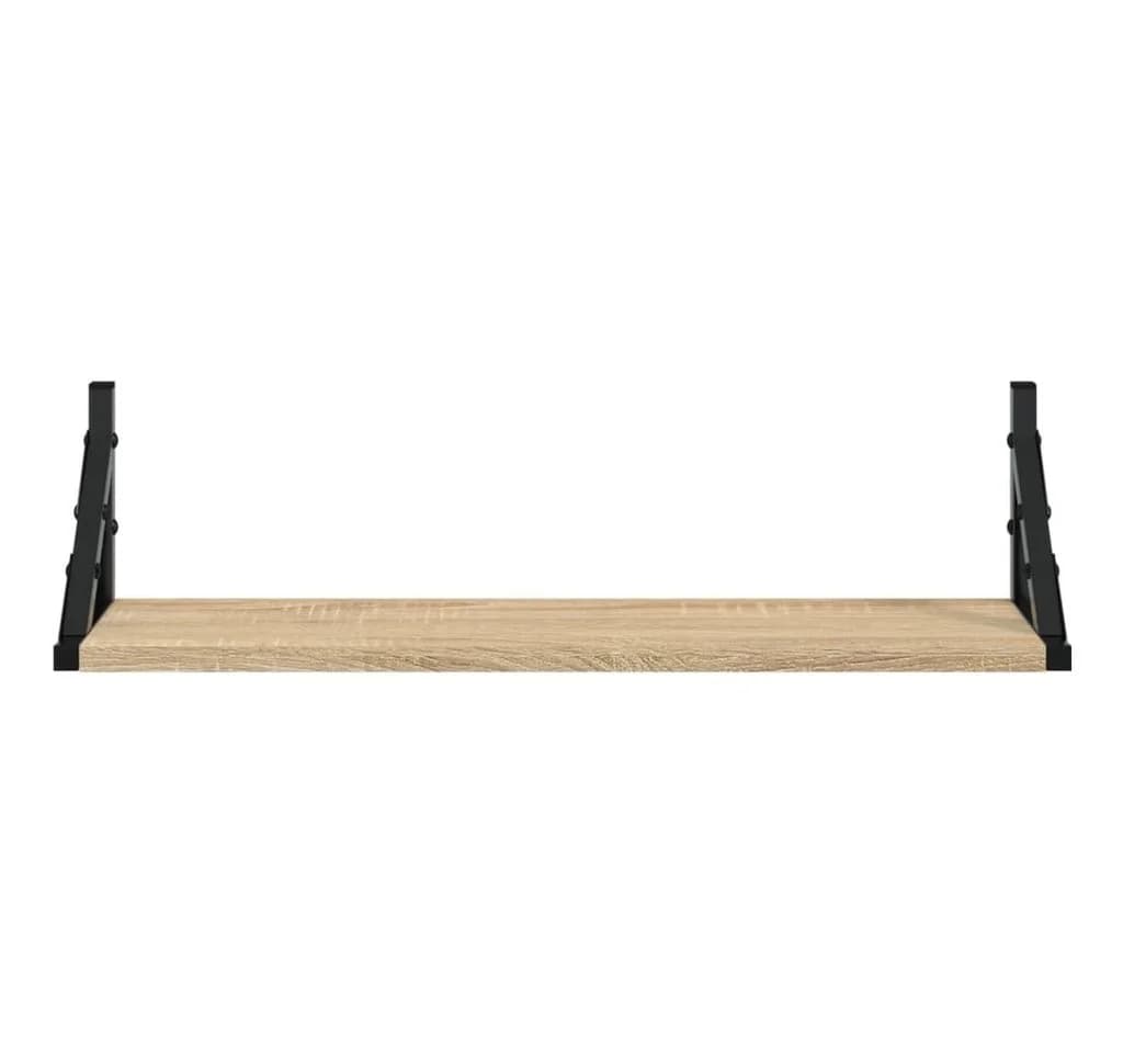 vidaXL Wandregal 2 Stk. Sonoma-Eiche 60x15x15,5 cm - Bild 5