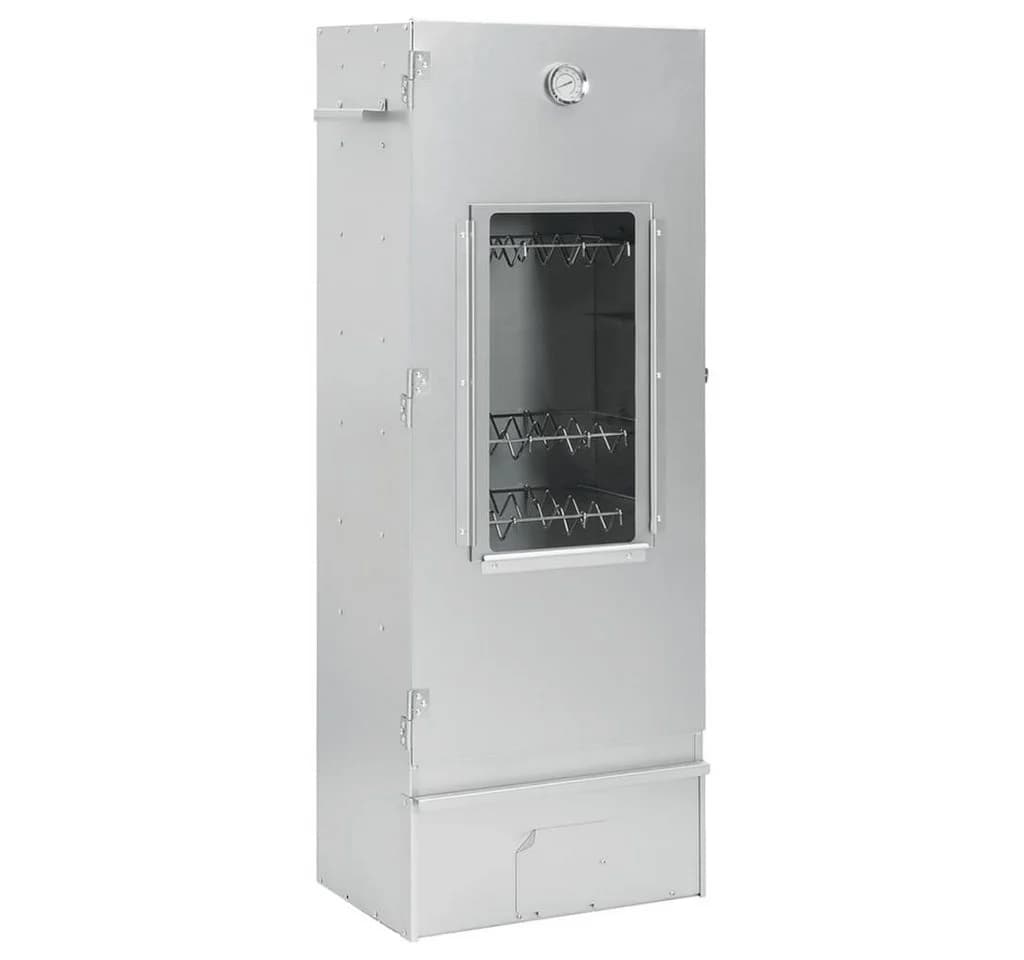 vidaXL Räucherofen mit Kaltrauchgenerator Verzinkter Stahl Silber - Bild 3