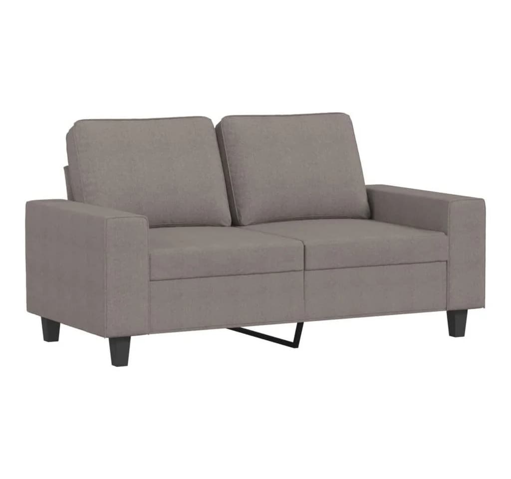 vidaXL Sofagarnitur 4-tlg. Taupe Polyester mit Hocker - Bild 4