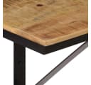vidaXL Wandregal Massivholz und Eisen Braun Bild 4