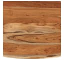 vidaXL Wandregal Massivholz Naturkante Quadratisch Bild 2