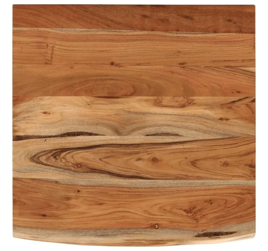 vidaXL Wandregal Massivholz Naturkante Quadratisch - Bild 2
