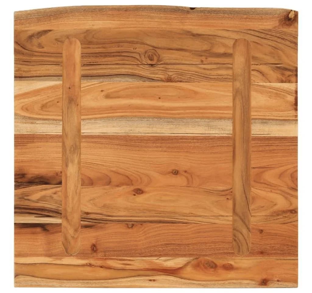 vidaXL Wandregal Massivholz Naturkante Quadratisch - Bild 5
