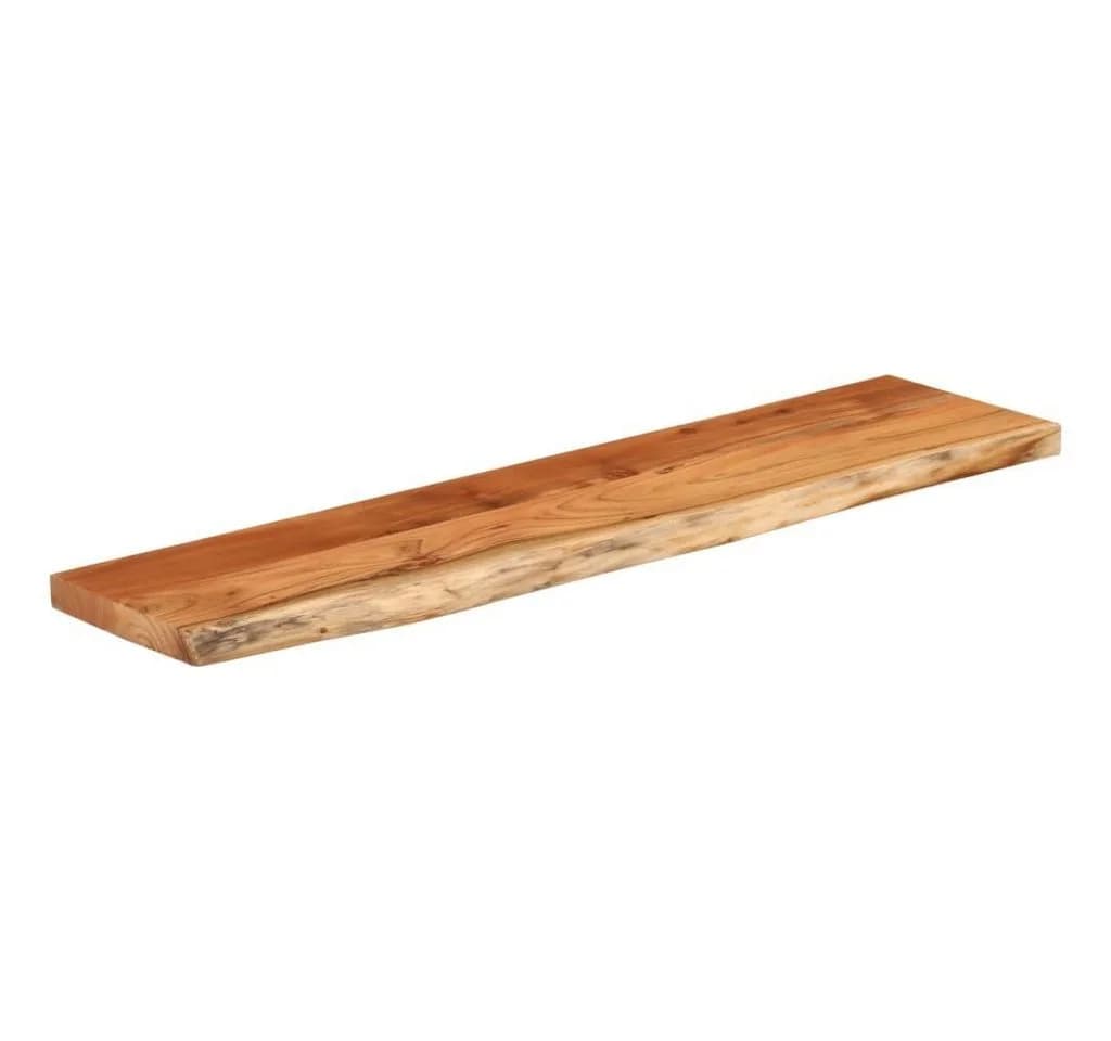 vidaXL Wandregal Massivholz mit Naturkante Rustikal - Bild 3