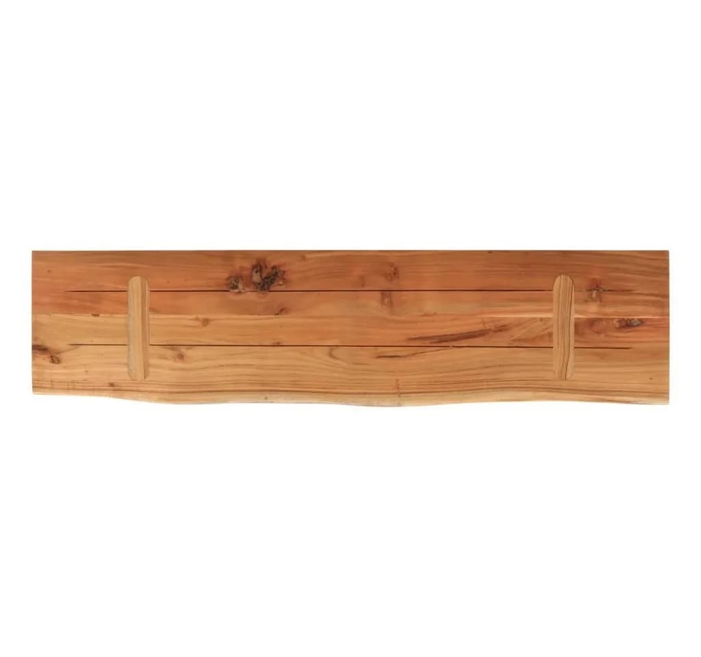 vidaXL Wandregal Massivholz mit Naturkante Rustikal - Bild 5