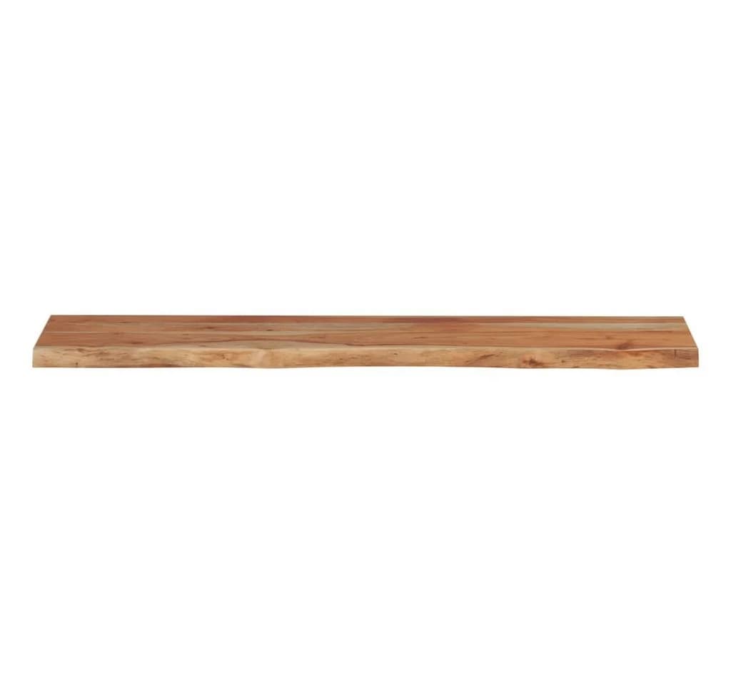 vidaXL Wandregal Massivholz Baumkante Beige - Bild 4