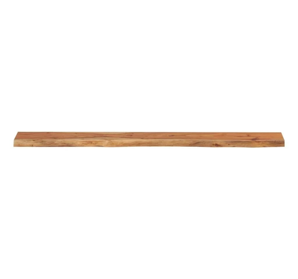 vidaXL Wandregal Massivholz Naturkante Beige - Bild 4