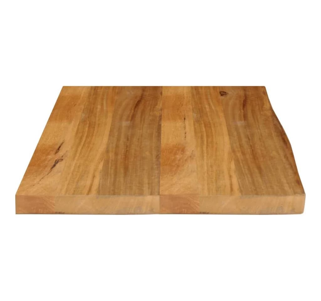 vidaXL Tischplatte mit Baumkante 80x60x2,5 cm Massivholz Eiche - Bild 4