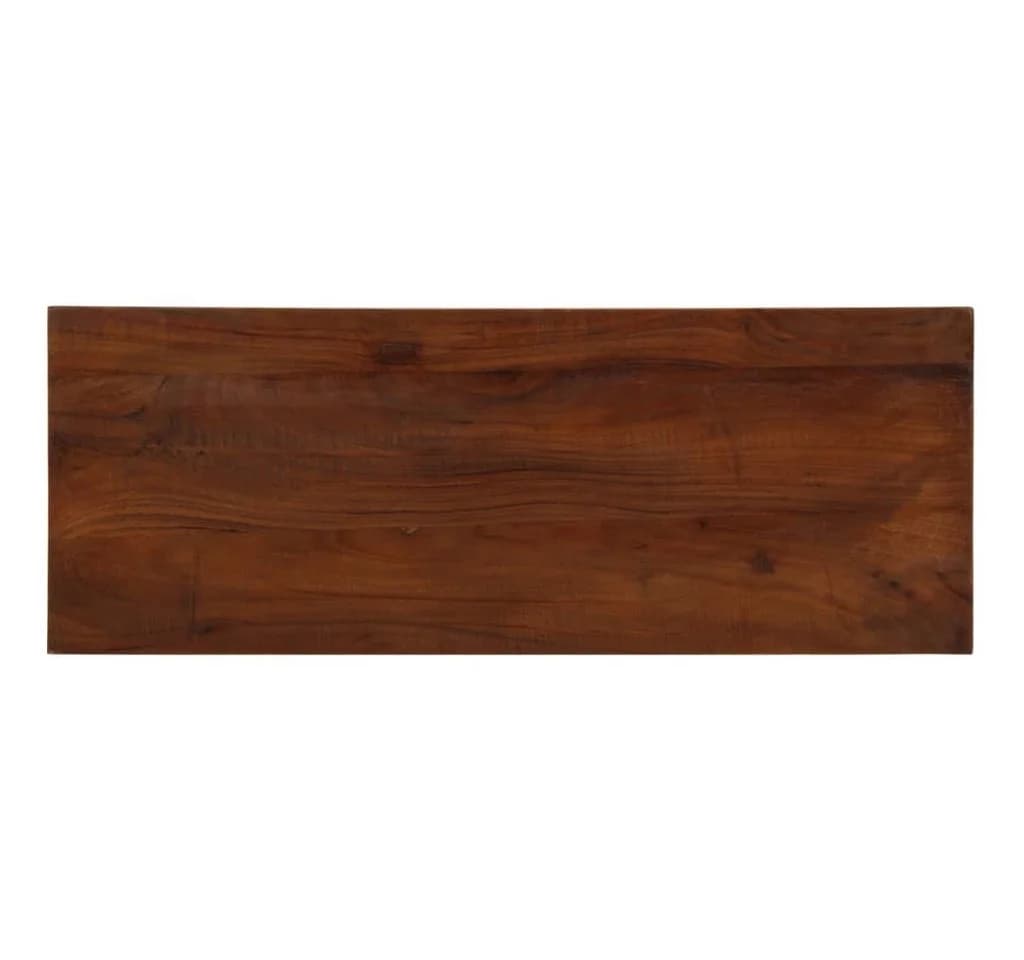vidaXL Tischplatte 90x20x3,8 cm Rechteckig Altholz Massiv - Bild 2