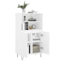 vidaXL Highboard Weiß Holzwerkstoff 6 Fächer Industriell Bild 4