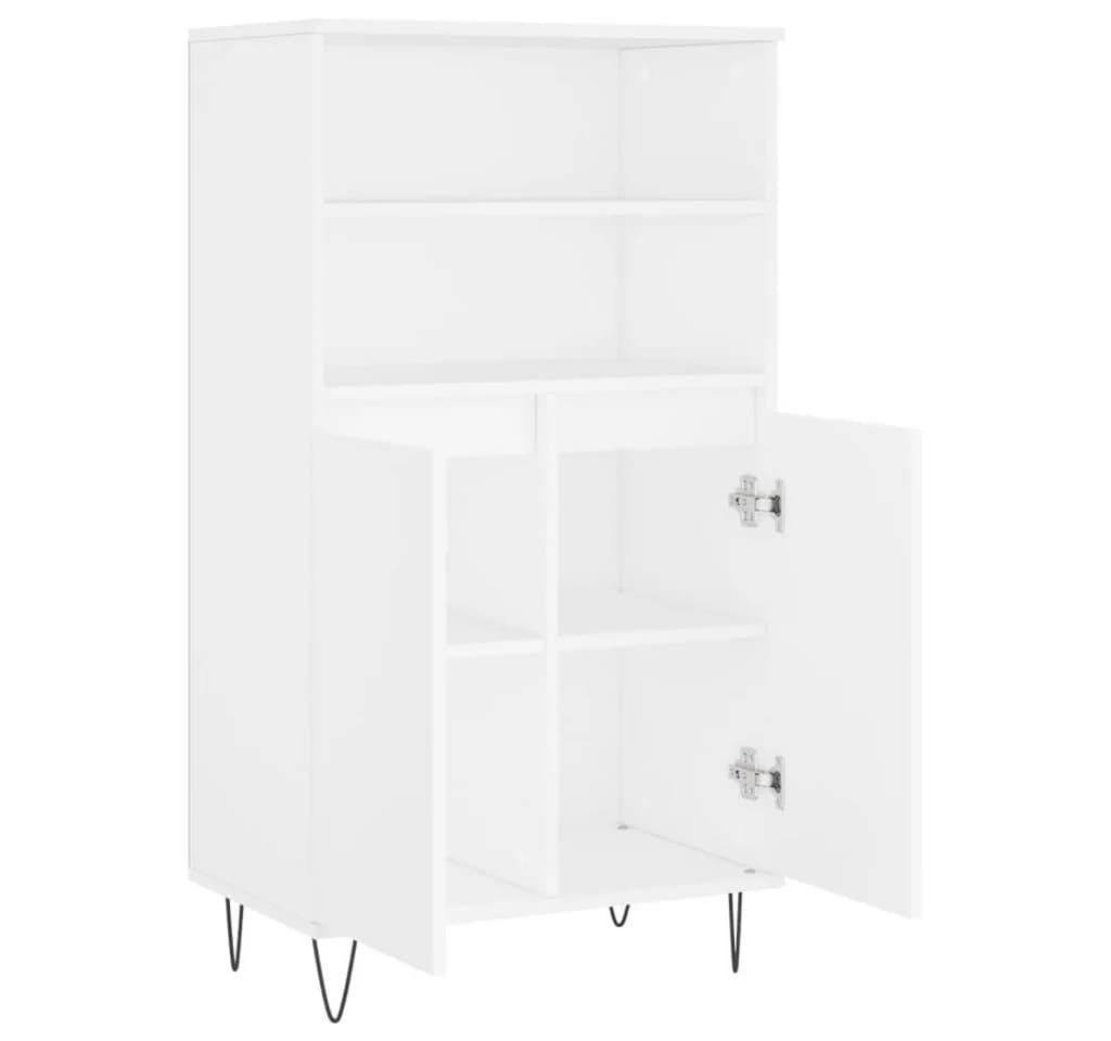 vidaXL Highboard Weiß Holzwerkstoff 6 Fächer Industriell - Bild 5