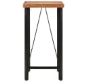 vidaXL Esstisch Bartisch 55x55x107 cm Massivholz und Eisen Bild 1