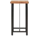 vidaXL Esstisch Bartisch 55x55x107 cm Massivholz und Eisen Bild 3