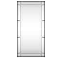 vidaXL Wandspiegel Schwarz 50x100 cm Glas Eisen Bild 3