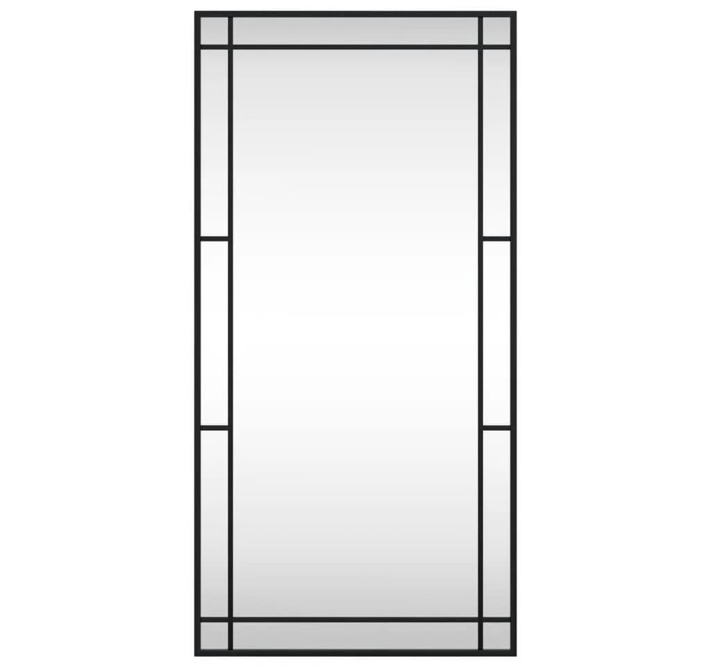 vidaXL Wandspiegel Schwarz 50x100 cm Glas Eisen - Bild 3