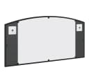 vidaXL Wandspiegel Schwarz Glas Eisen Minimalistisch Bild 4