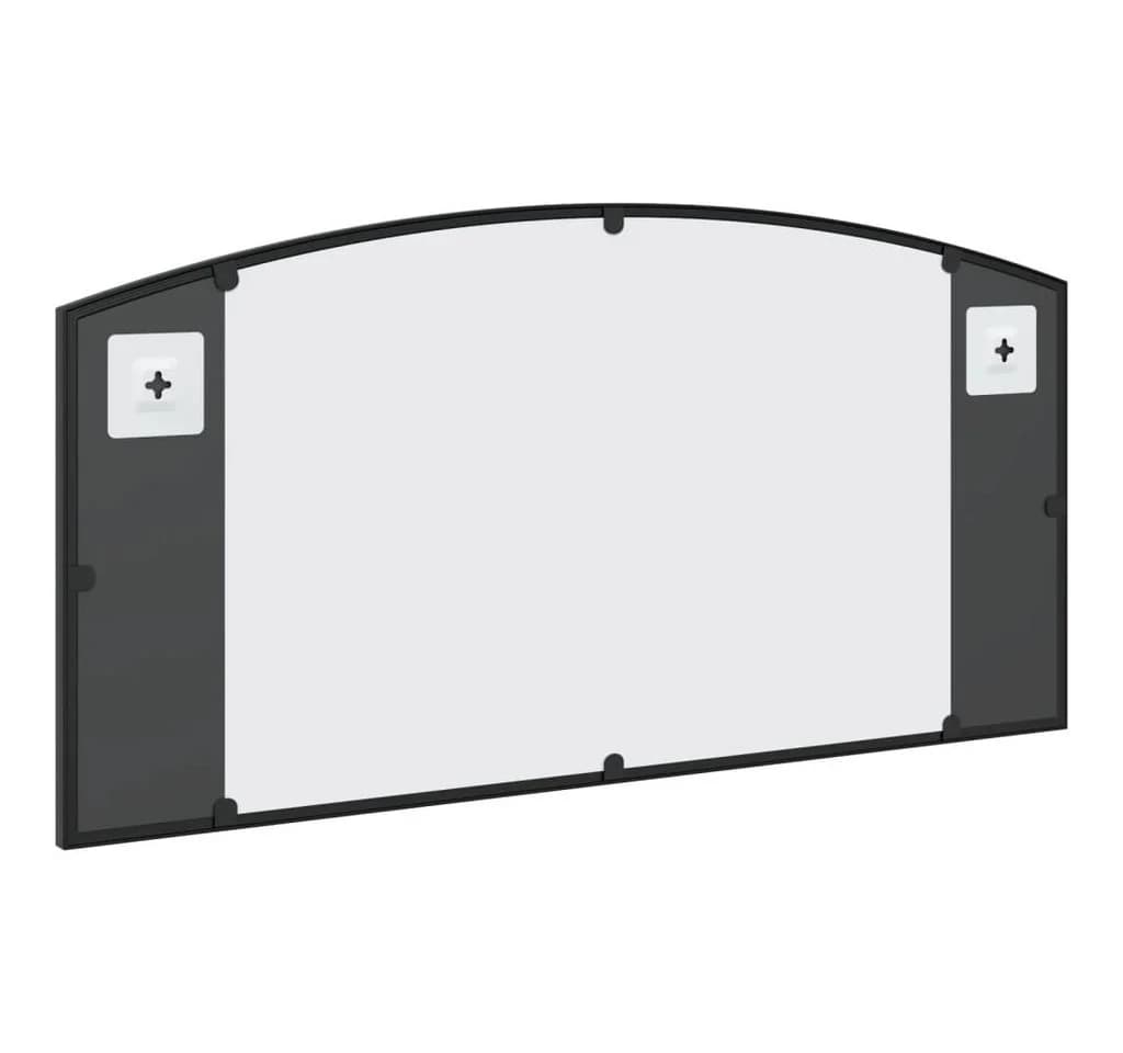 vidaXL Wandspiegel Schwarz Glas Eisen Minimalistisch - Bild 4