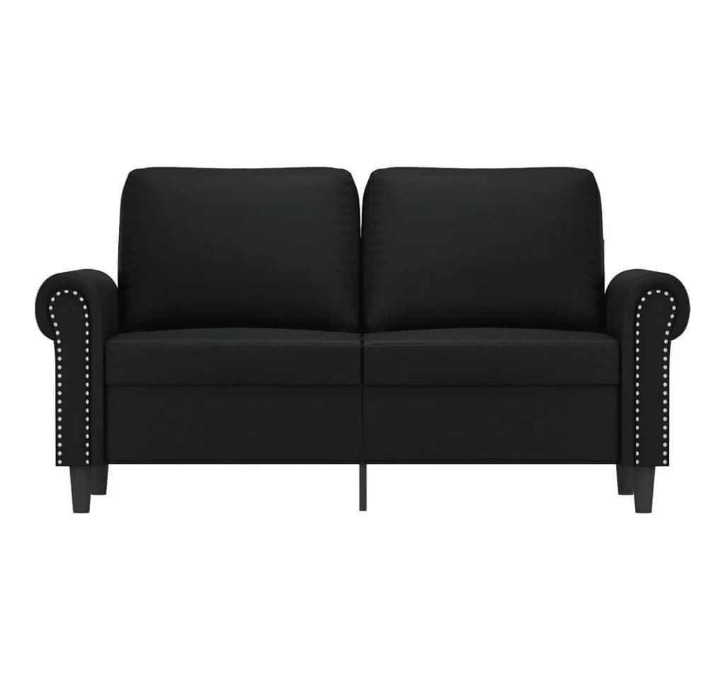 vidaXL 2-Sitzer-Sofa Schwarz Kunstleder Modern - Bild 3