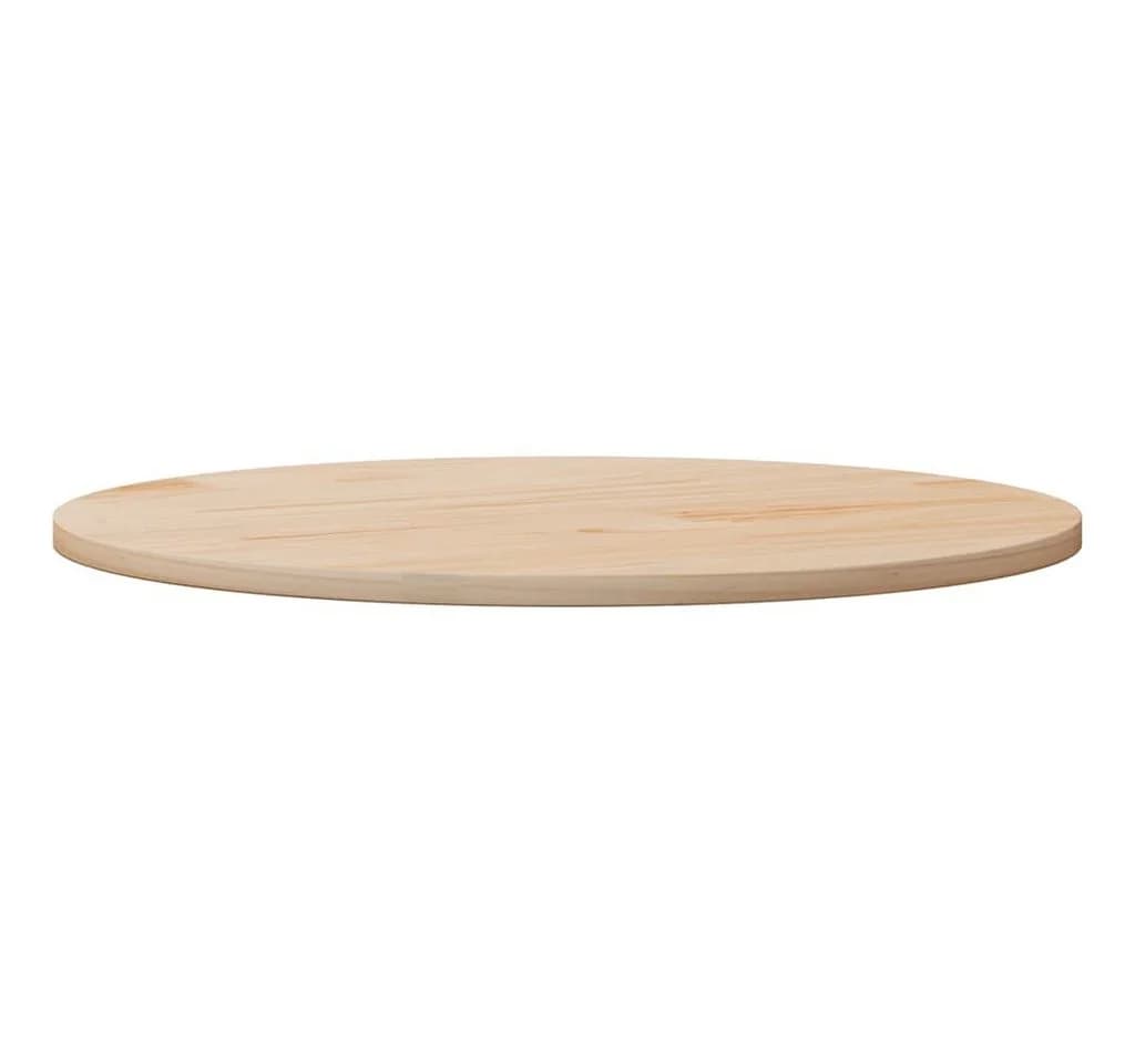 vidaXL Tischplatte Rund Ø90x3 cm Massivholz Kiefer - Bild 3