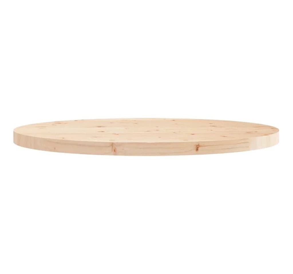 vidaXL Tischplatte Rund Ø90x3 cm Massivholz Kiefer - Bild 4