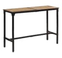 vidaXL Bartisch Massivholz Rau 150x55x107 cm Braunes Holz Bild 2